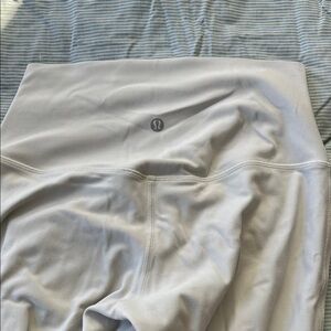 lululemon athletica Light Gray Leggings